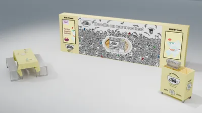 Little Dish Doodle Wall