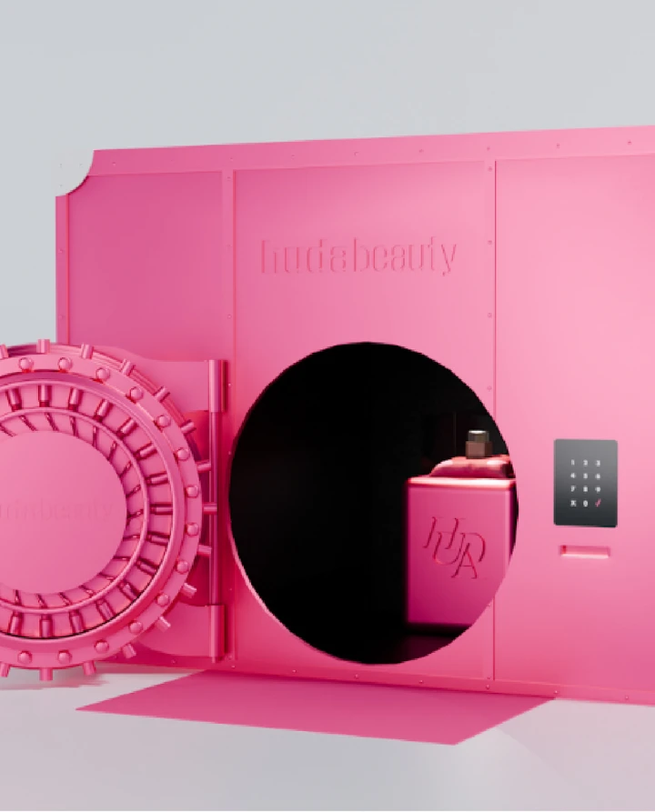 Pink Huda Beauty Vault
